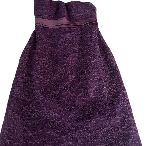Allure Bridals Dresses & Skirts - Allure Bridals Strapless Purple Lace Dress